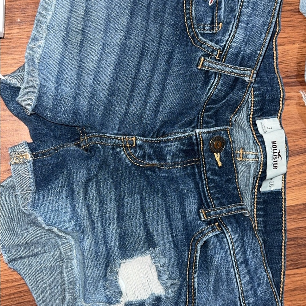 Hollister Blue Denim Shorts